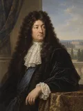 Imagined painted portrait of Louis XIV.